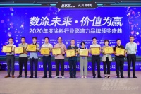 載譽而歸 | 中華制漆一舉攬獲2020涂料行業(yè)品牌盛會四項大獎！